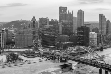 Skyline of downtown Pittsburgh