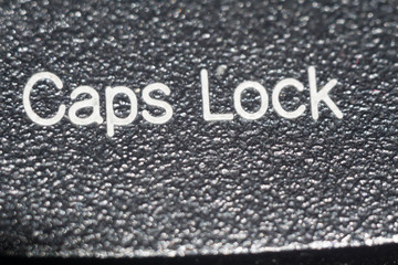 Fototapeta premium Macro of Black Keyboard