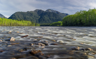 River in Buryatia and Irkutsk region on ridge Khamar-Daban