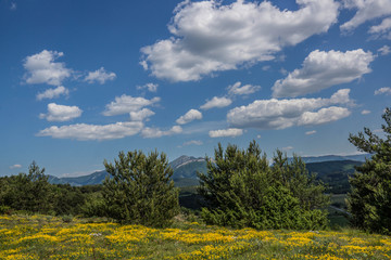 Fototapeta premium montagnes et paysage hautes alpes