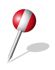 „Peru„ Stecknadel,
