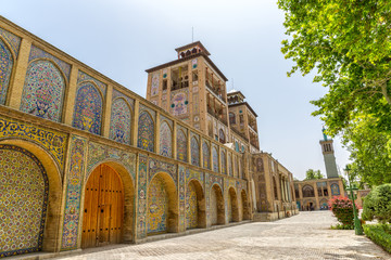 Fototapeta premium Golestan Palace exterior Edifice of the Sun