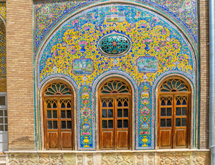 Obraz premium Golestan Palace windows