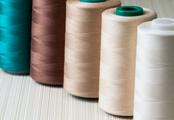 l spools of thread