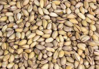 background of pistachio nuts
