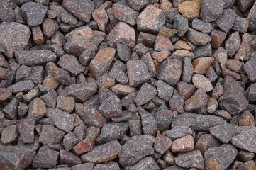 Granitschotter Rot/Grau