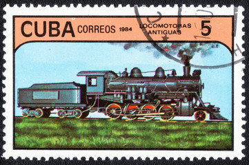 Fototapeta na wymiar CUBA - CIRCA 1984: