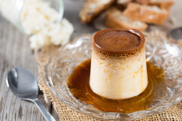 Cheese flan