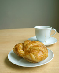 coffee and croissant