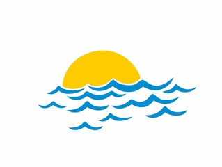 Logo sun and sea.