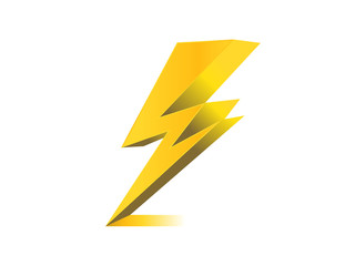 lighting, electric charge icon vector symbol illustration