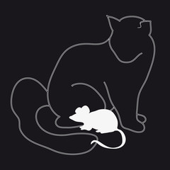 Cat and mouse