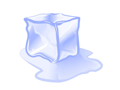 ice cube ice block icon vector illustration