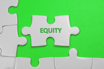 Equity Text - Business Concept