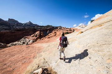 Randonneuse &agrave; Capitol Reef