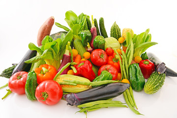 新鮮な果物と野菜
