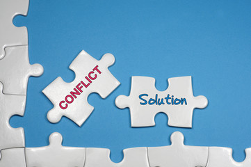 Conflict and Solution Tex - Business Concepts