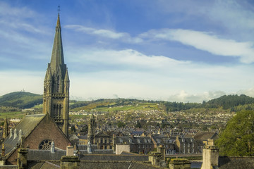 Aerial view of Inverness