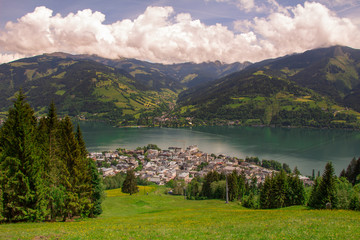 Fototapeta premium Alpenlandschaft, Zell am See