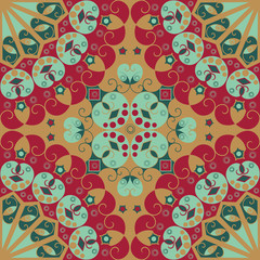 Naklejka premium Abstract patterned background