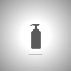 gel foam or liquid pump plastic bottle