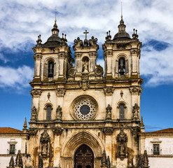 Fototapeta premium Church Alcobaca Medieval Roman Catholic Monastery, Portugal