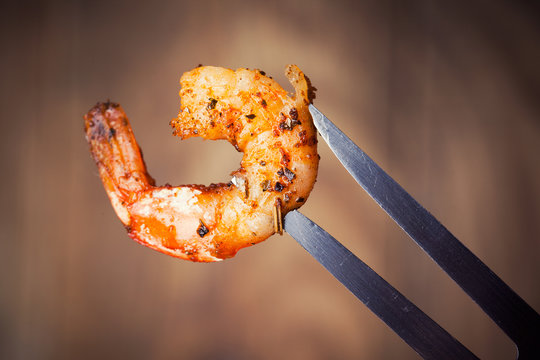 Shrimp Linguine on a fork