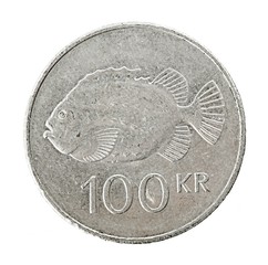 Icelandic 100 krona coin