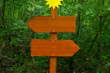 Direction sign