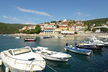 Fototapeta na wymiar Port in RABAC, CROATIA, EUROPE