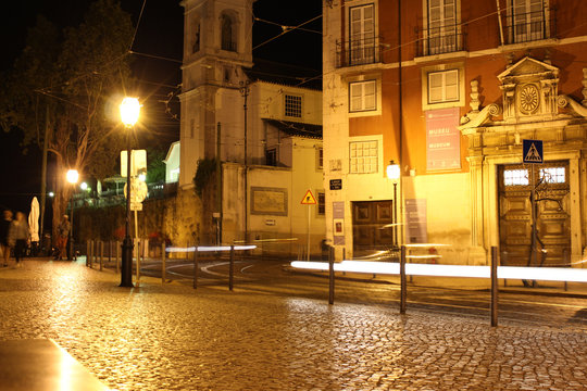Lisbon Urban Street, and Cars Lights