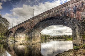Looking Through Nith Viaduct HDR