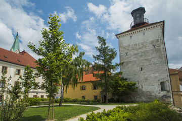 Lotrscak tower on Upper town in Zagreb, Croatia