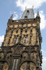 Fototapeta na wymiar Powder Tower, Prague, Czech Republic.
