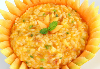 Risotto al melone