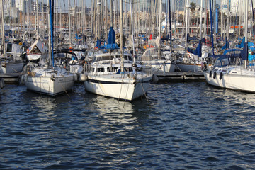 Port Vell, Old Port of Barcelona, Spain