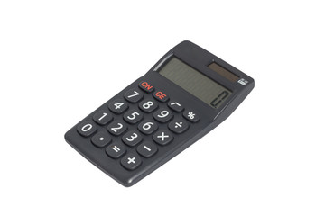 calculator isolated on white background