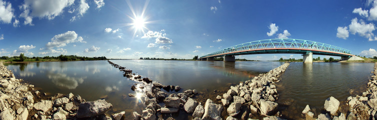 Fototapeta Most na Wiśle - Nagnajów | Polska obraz