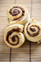 Nougat-Hefe-Gebäck, vegan