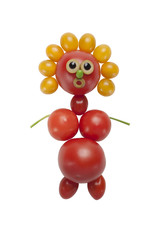 Funny Tomato Woman