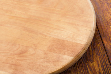 Wooden round board for pizza