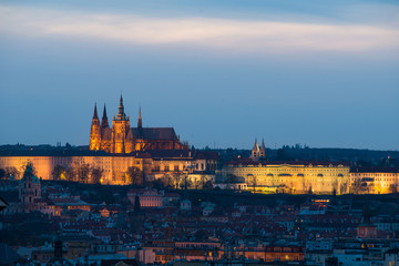 Obraz premium view of Prague castle