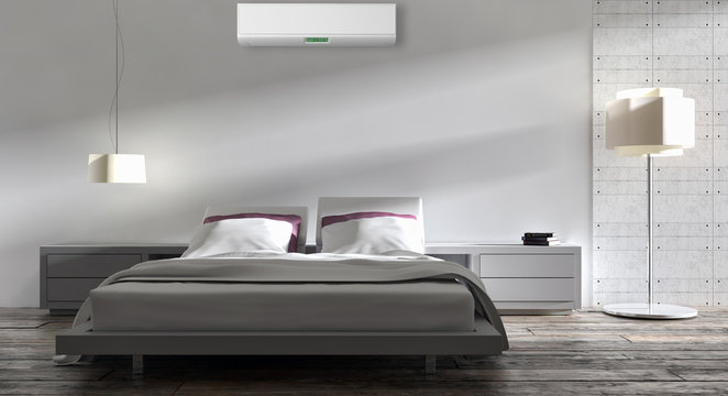 Camera da letto con aria condizionata