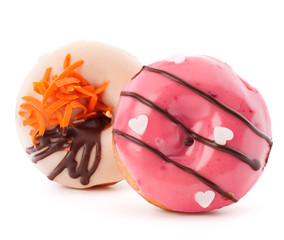 doughnut or donut isolated on white background cutout