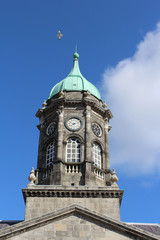Fototapeta na wymiar Clocks Dome of Dublin Castle, Ireland