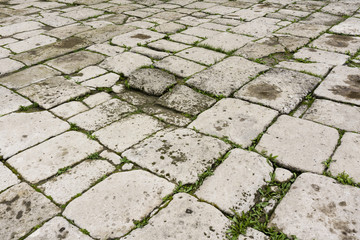 Grey stone paving texture