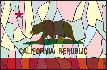 California Stained Glass Window