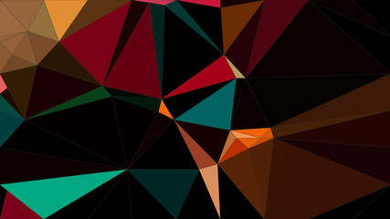 Fototapeta premium Abstract geometric polygon pattern with triangle parametric shape
