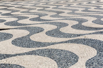 Tile brick floor