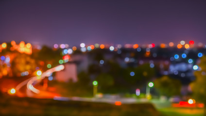 Fototapeta na wymiar blur image of street